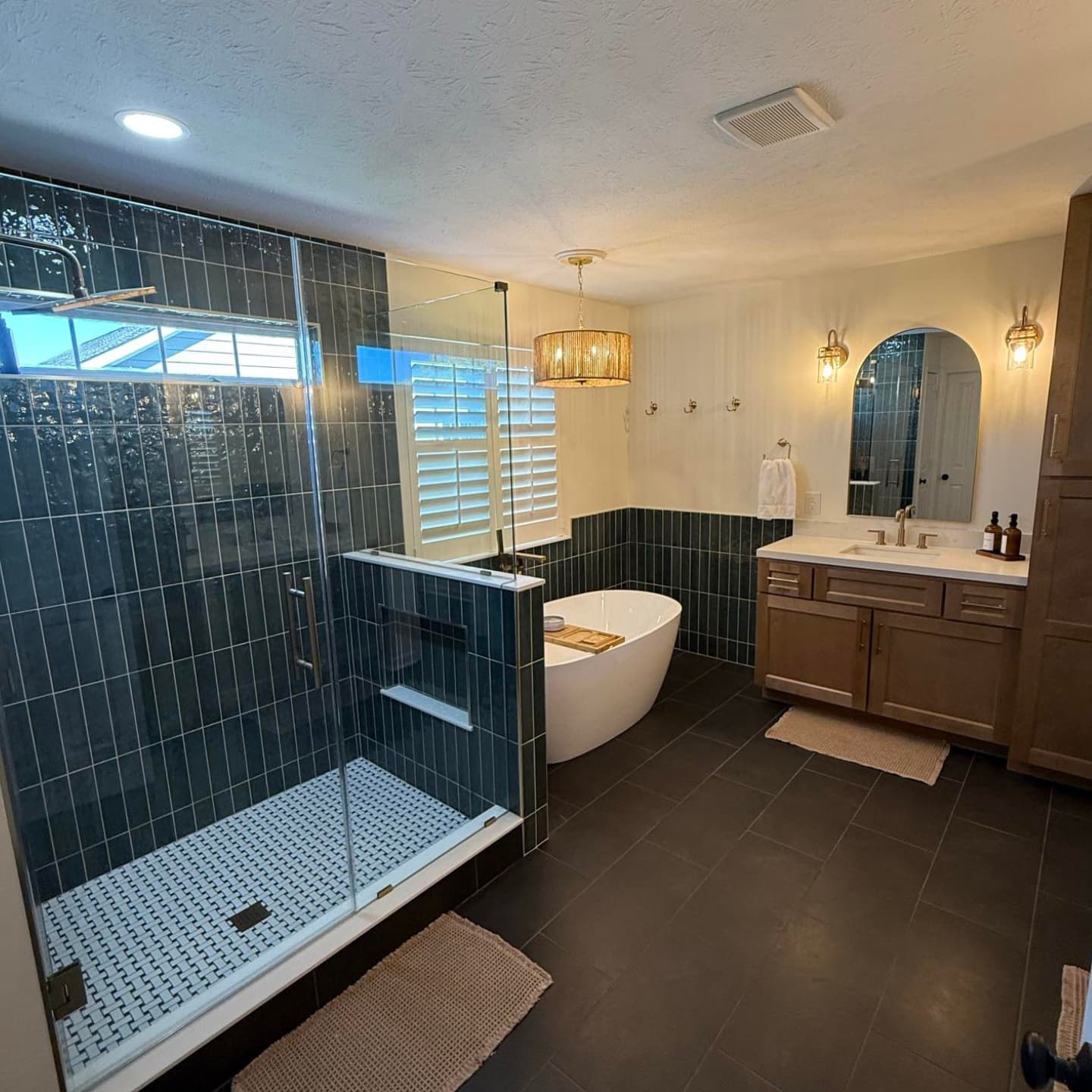 Bathroom tile detail work Carmel Indiana