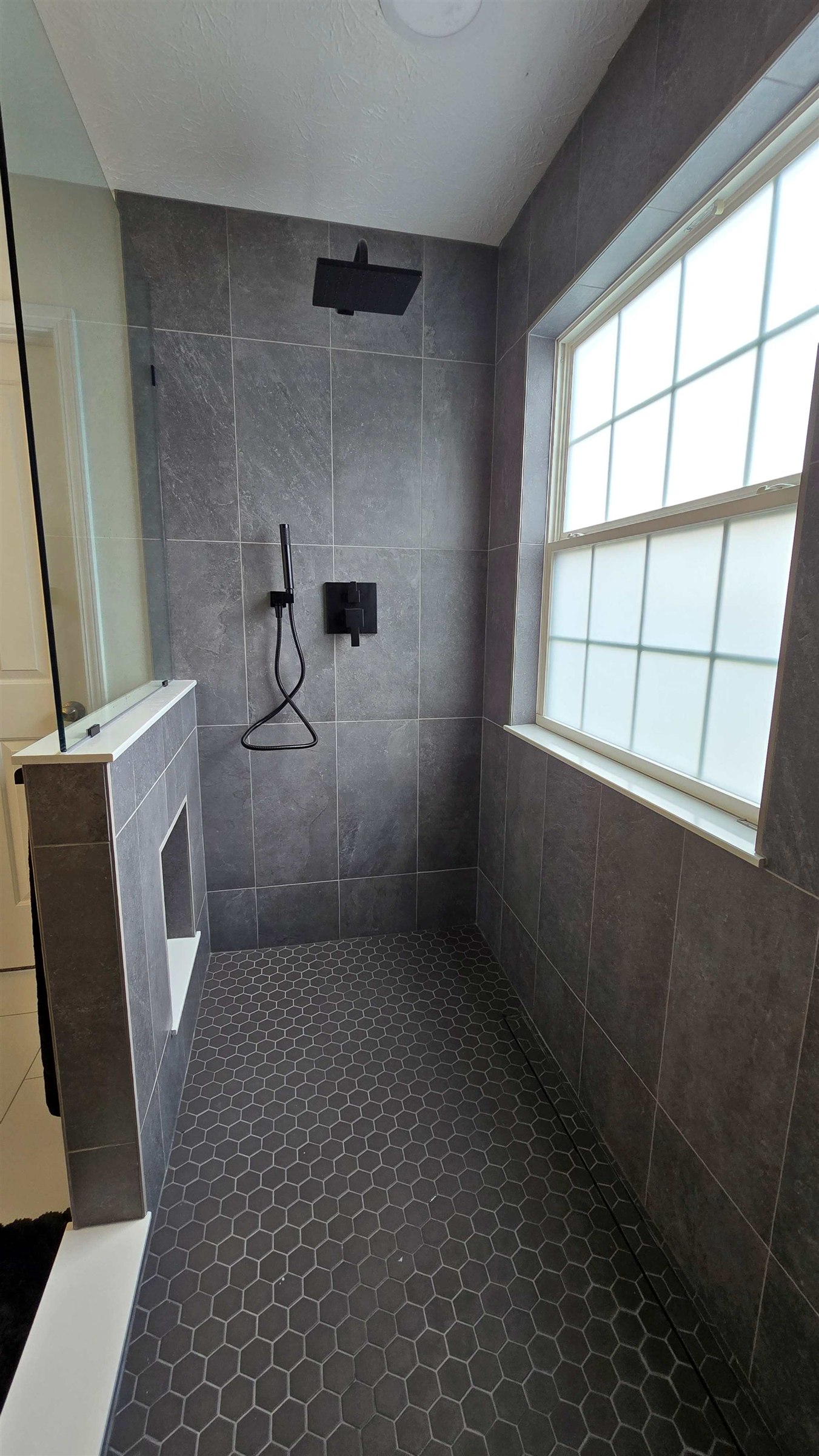 Custom tile shower remodel Carmel Indiana