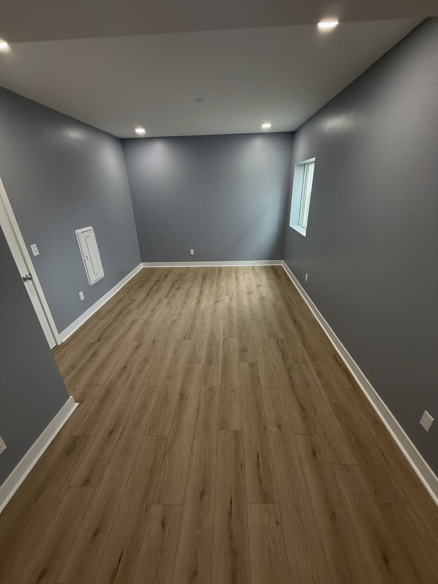Completed basement remodel Fishers Indiana