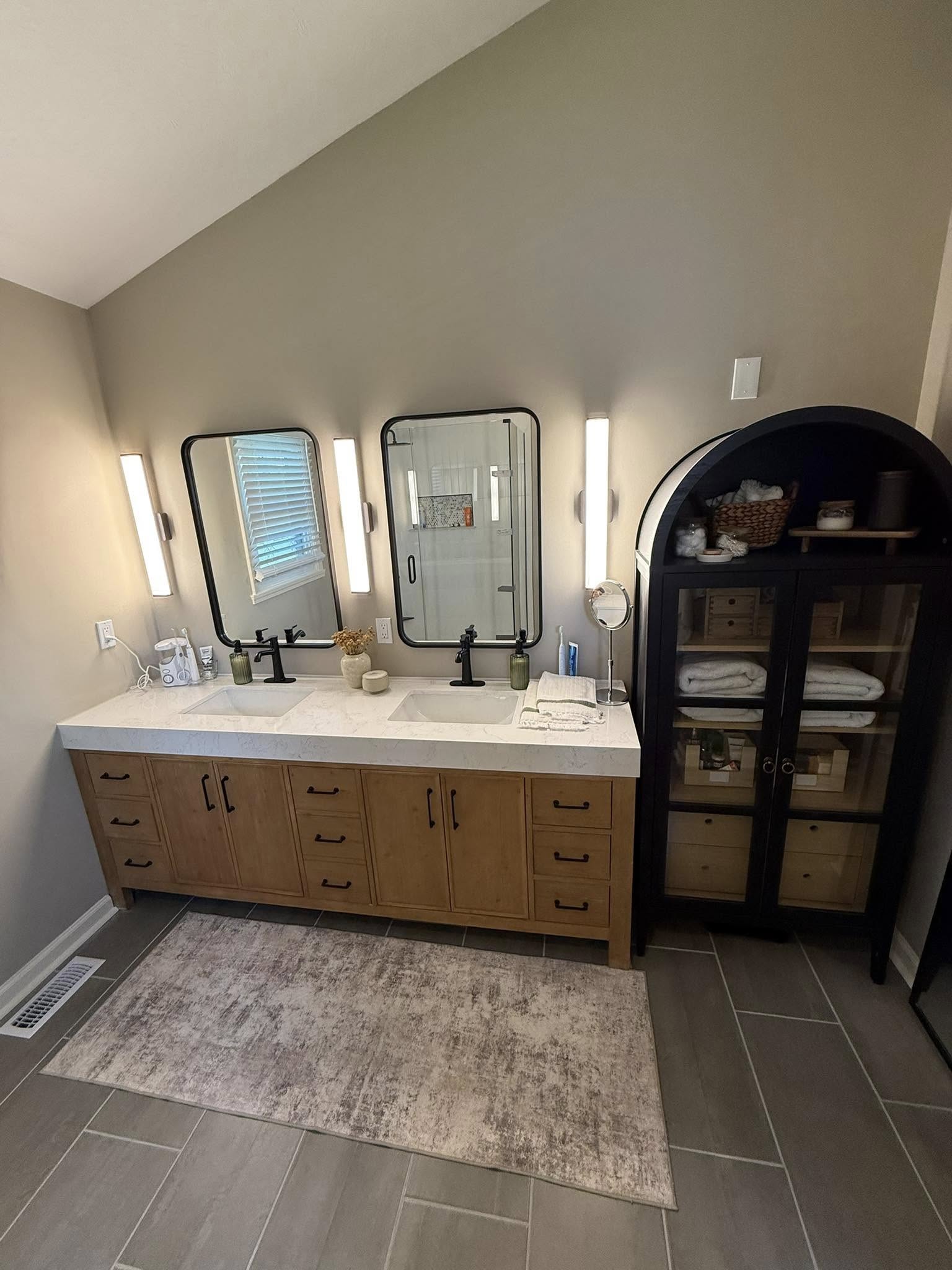 Updated bathroom remodel Fishers IN