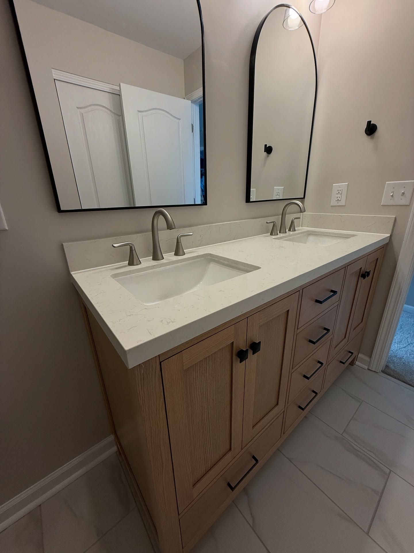 Completed children's bathroom Fishers IN