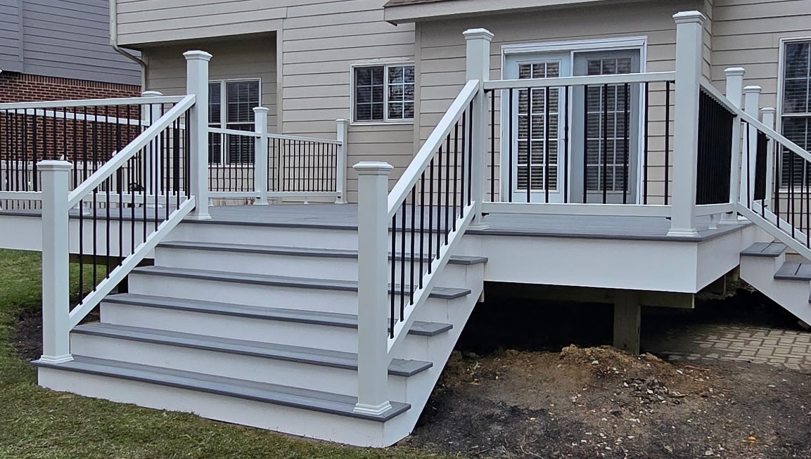 Composite deck build in Fishers Indiana