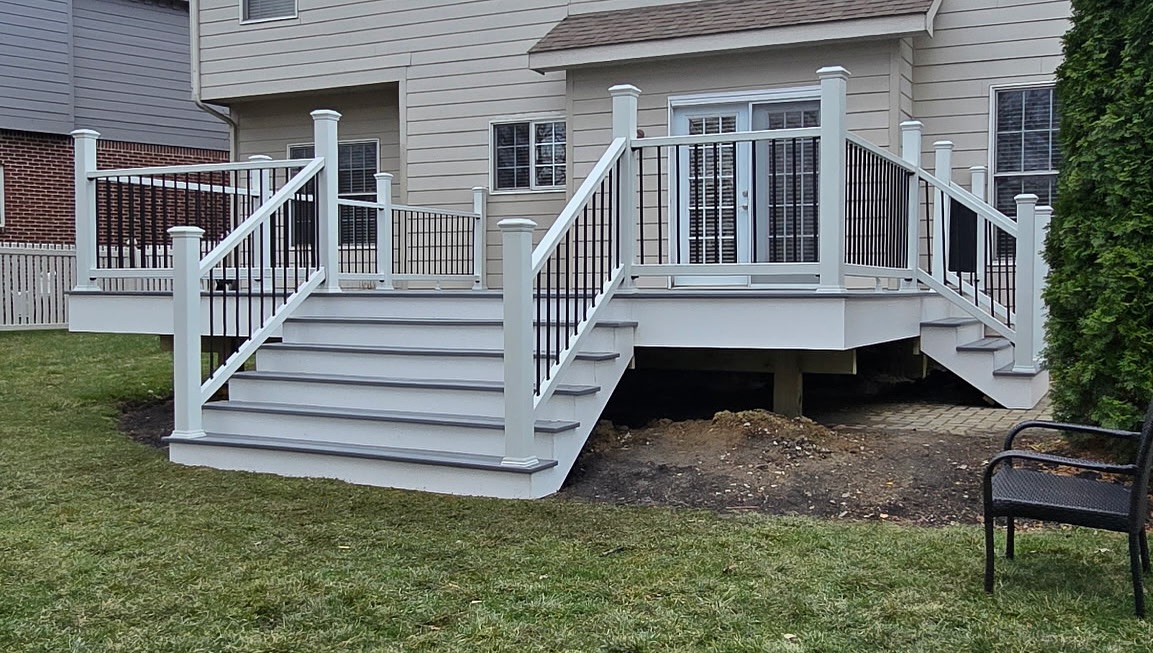 Completed composite deck project Fishers Indiana
