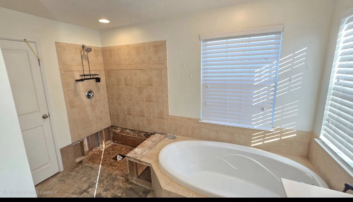 Luxury double shower installation Fishers IN