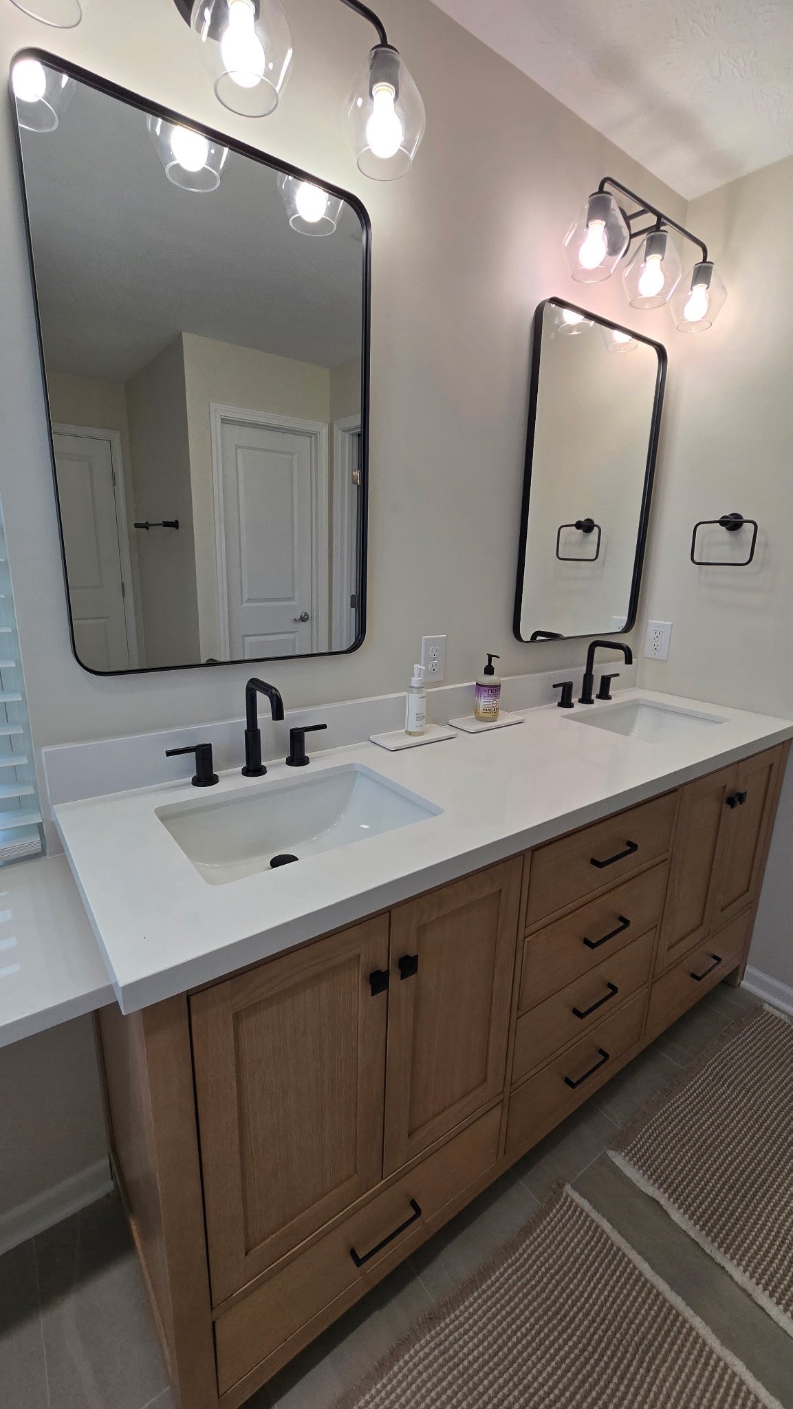 Custom double shower design Fishers Indiana