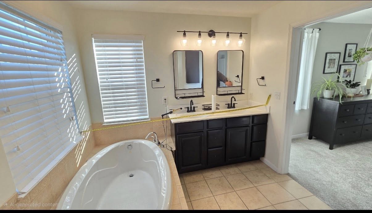 Double shower tile work Fishers IN