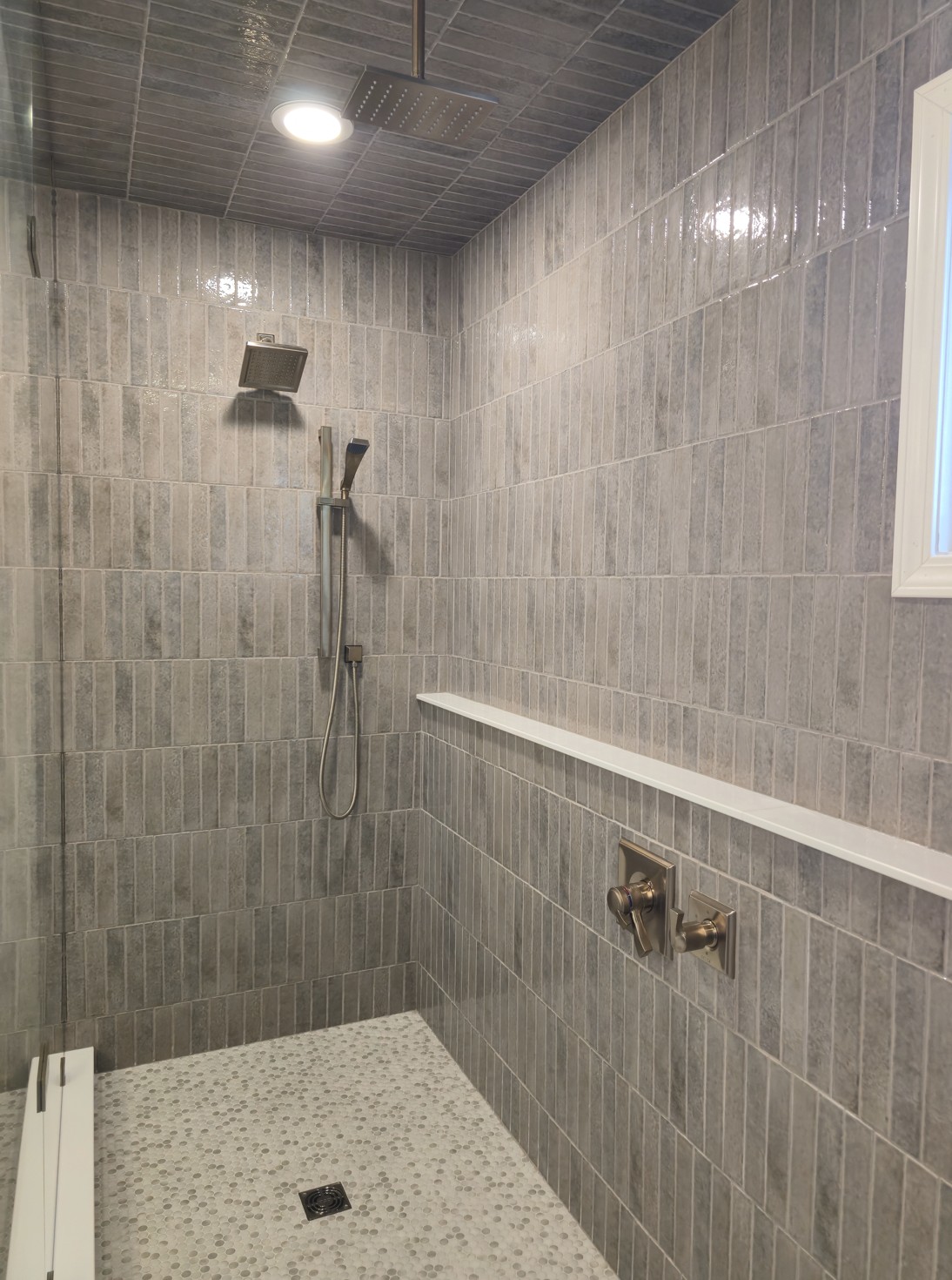 Wet room master bathroom remodel in Fishers Indiana