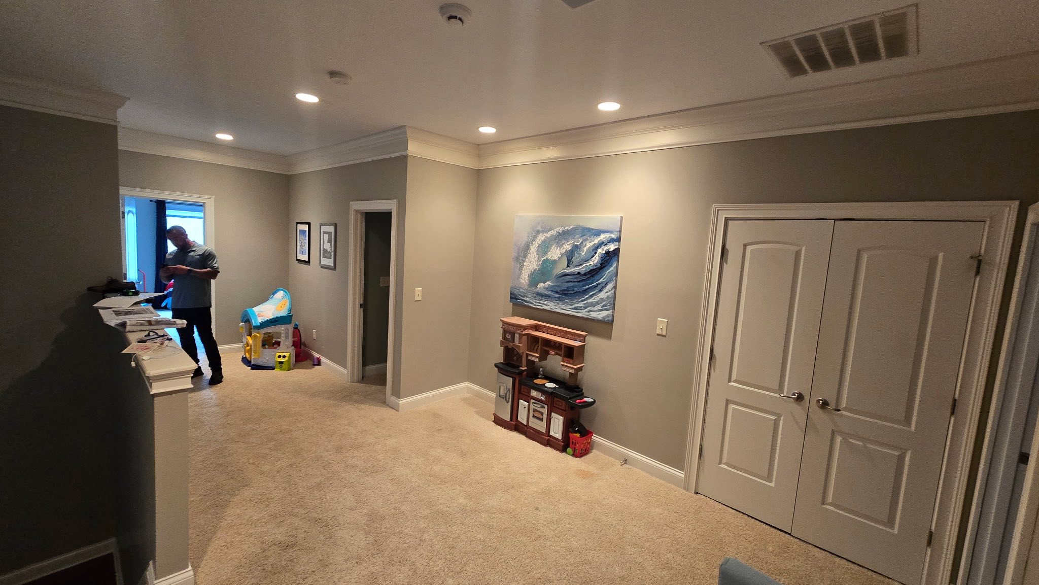 Geist home renovation upper level IN
