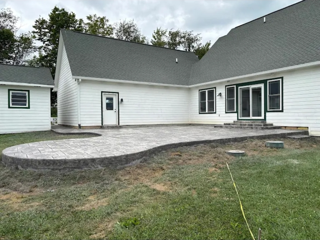 Concrete patio installation Noblesville IN