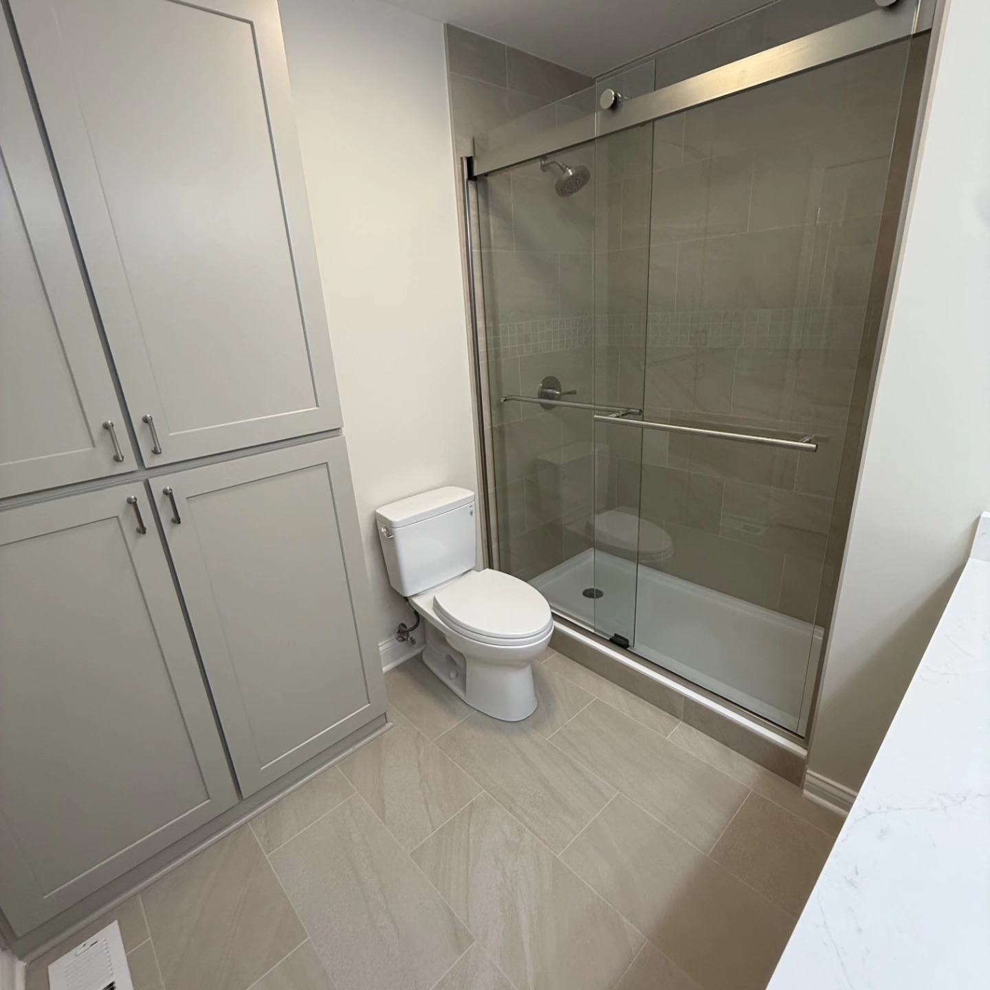 Completed children's bathroom Geist Fishers Indiana