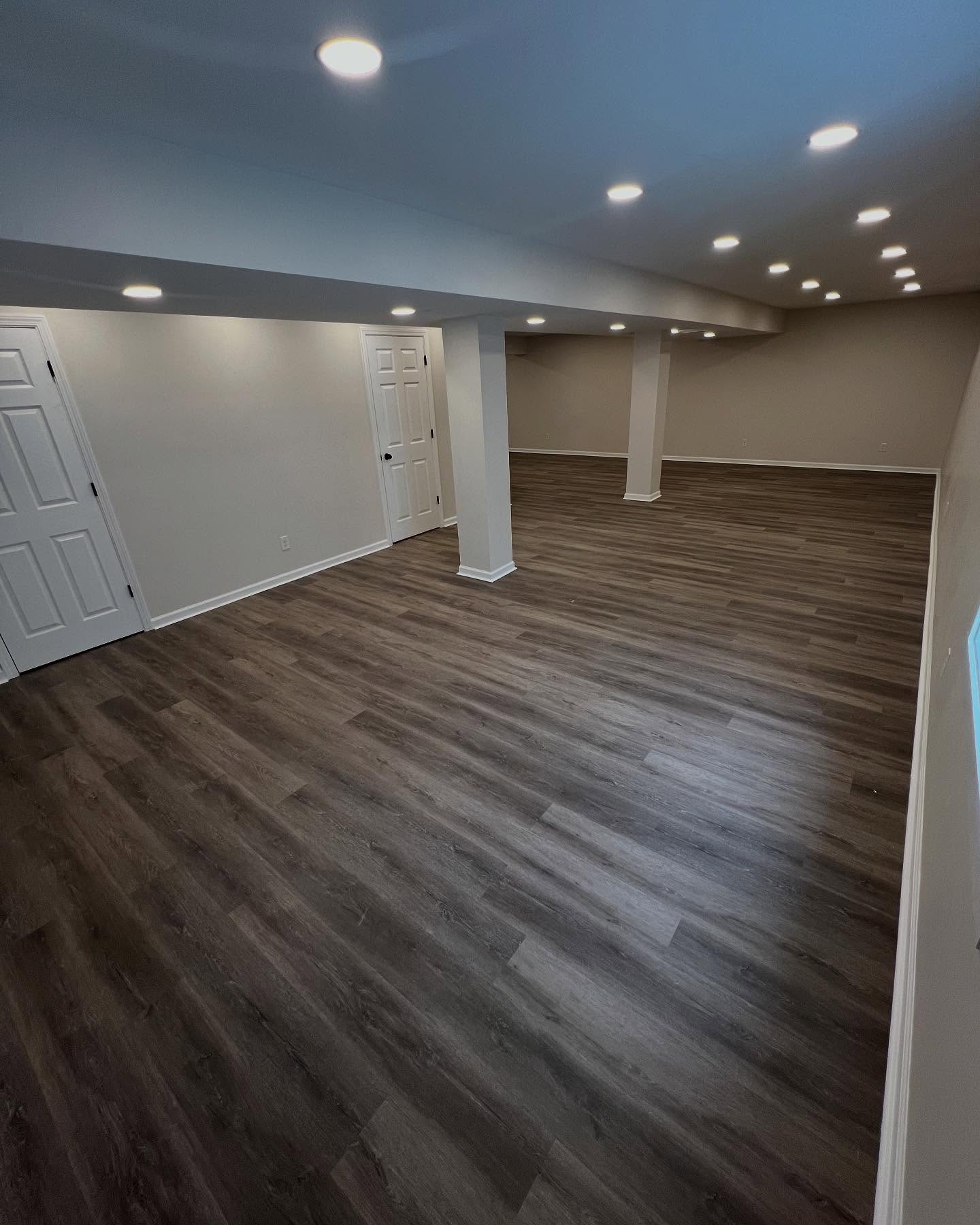 Budget basement finish in Westfield Indiana
