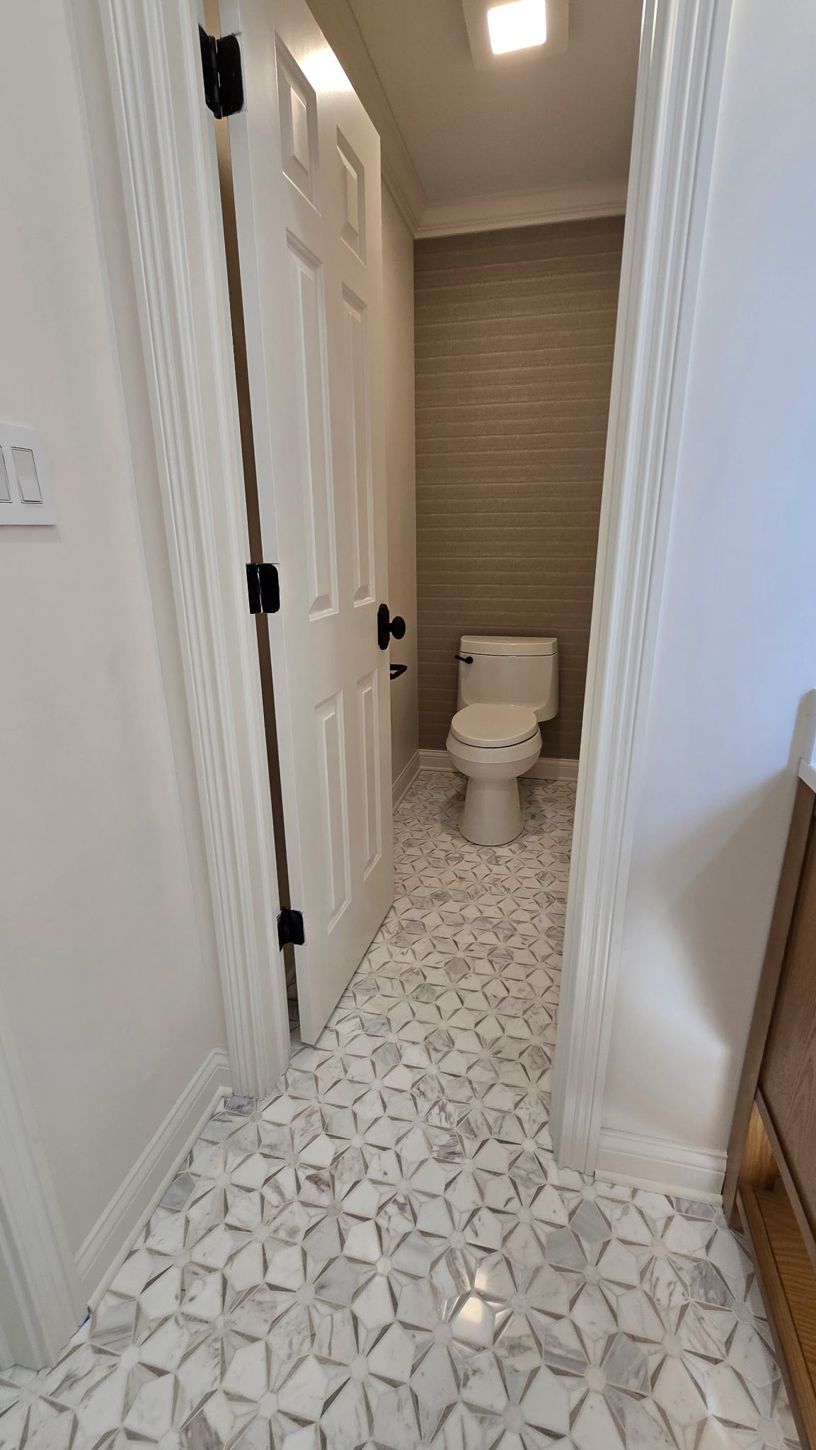 Jack and Jill bathroom finishes Zionsville Indiana