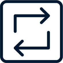 arrows-box2 icon
