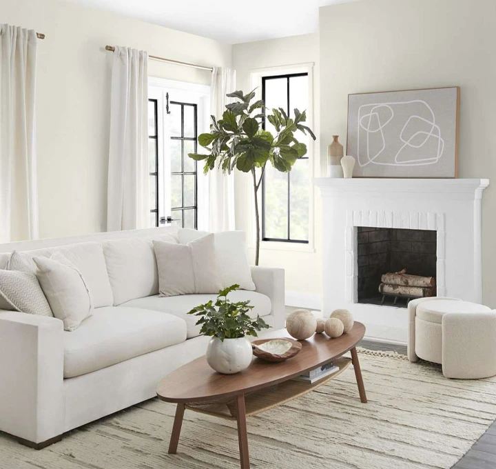 living room interior painting