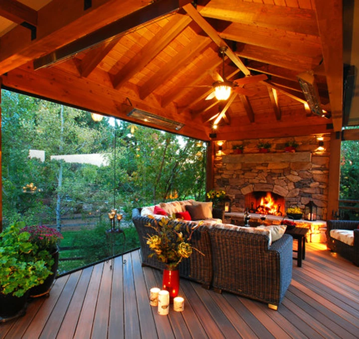 outdoor living room project